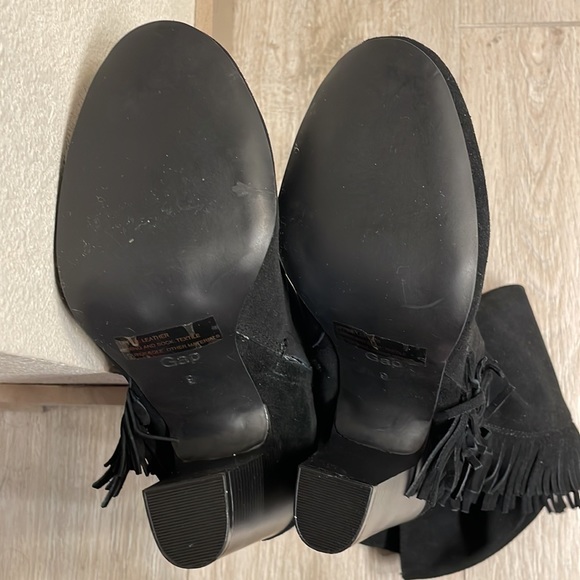 Tall suede fringe boot NWOT - Picture 7 of 9